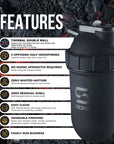 ShakeSphere Tumbler Double Wall Steel