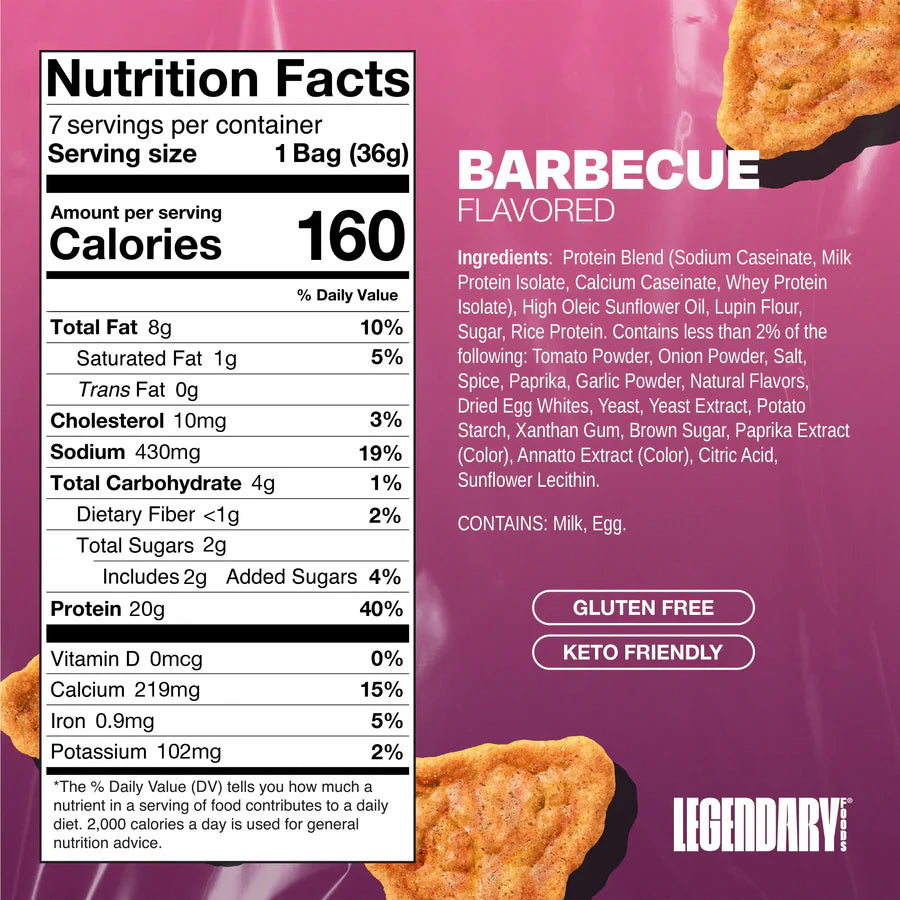 Legendary Popped Protein Chips