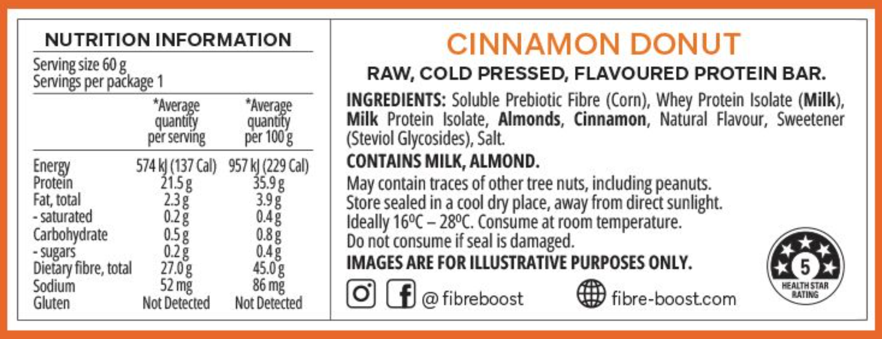 Cold Pressed Fibre Protein Bars