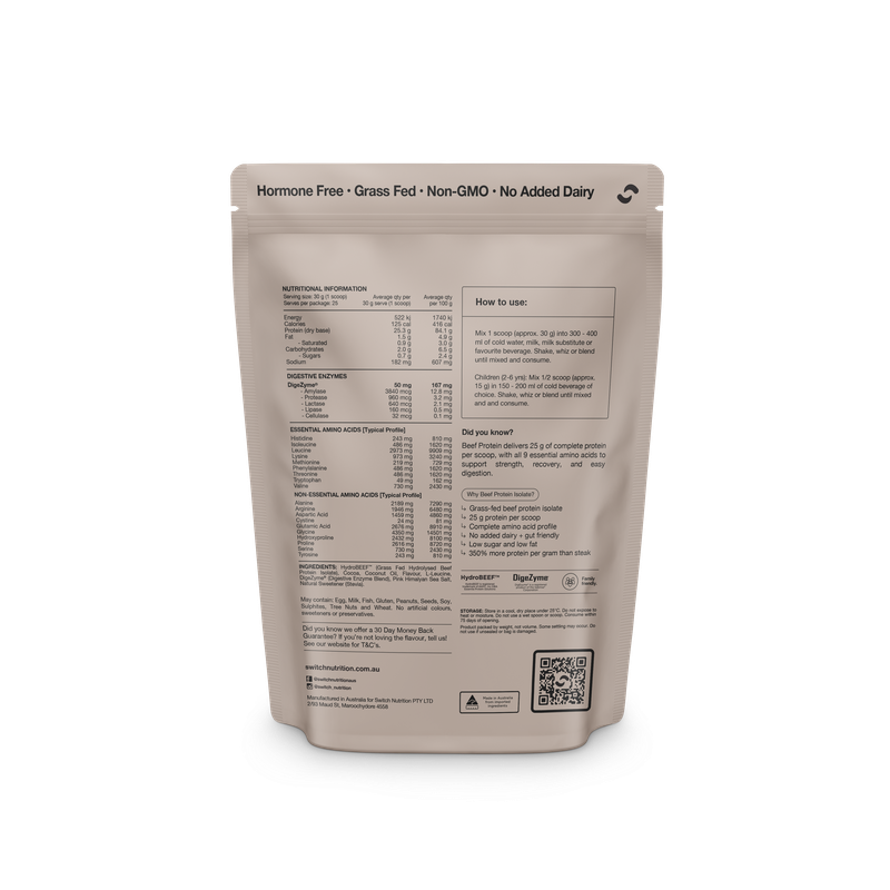 Switch Beef Protein Isolate