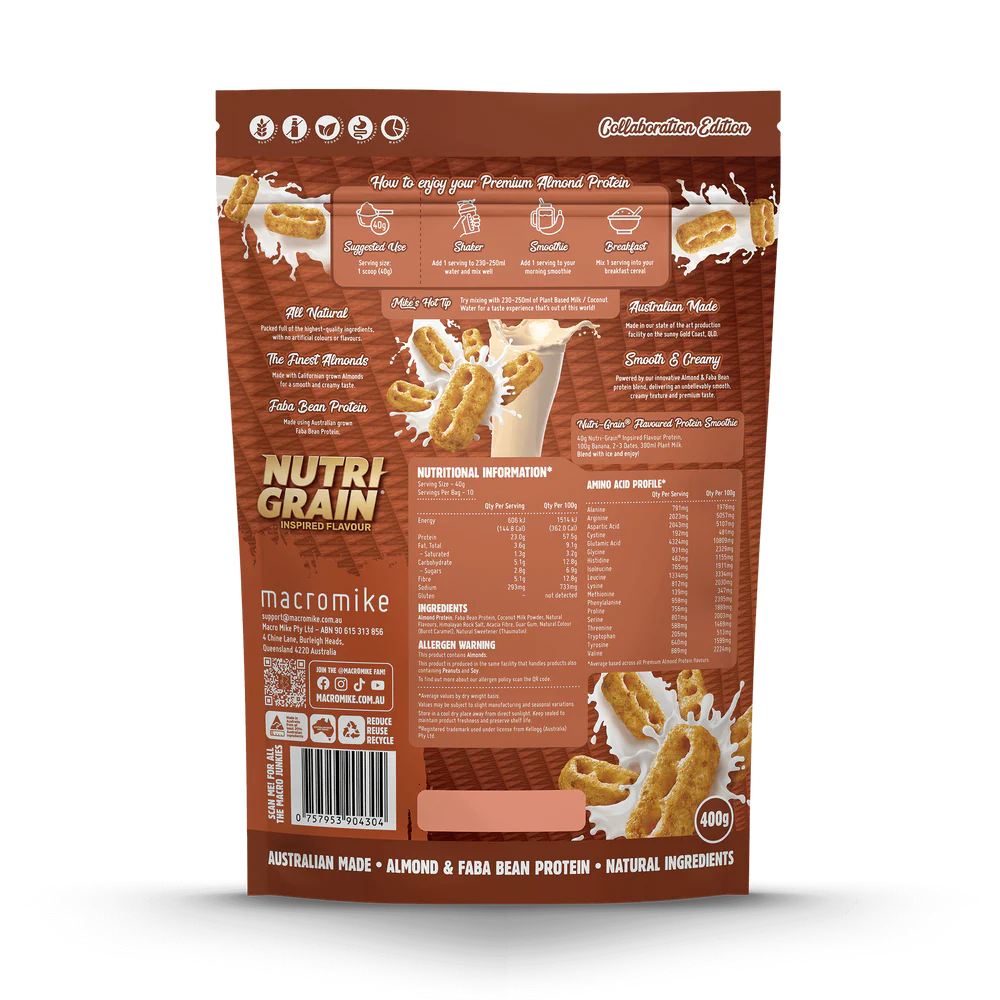 Macro Mike Premium Almond Protein