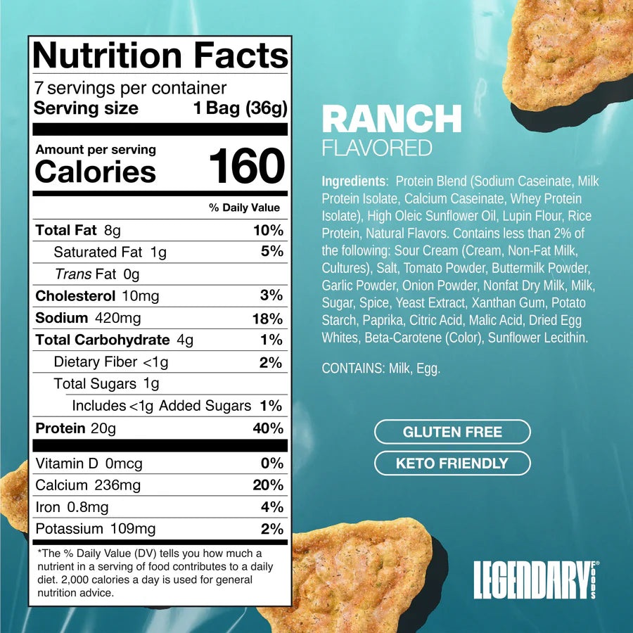 Legendary Popped Protein Chips