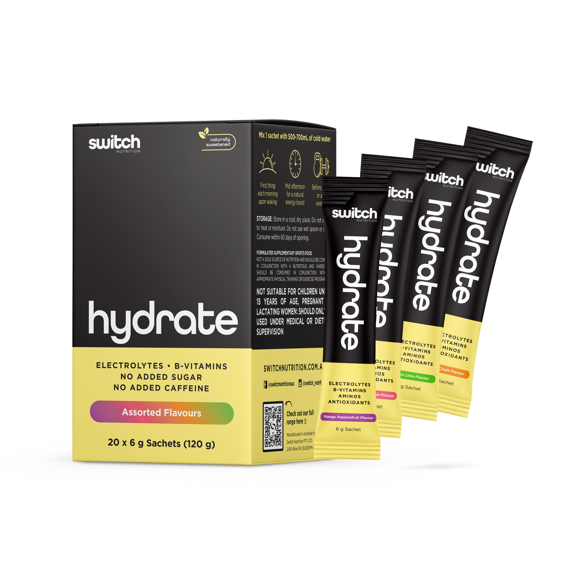 Hydrate Switch Box Sachets (x20)