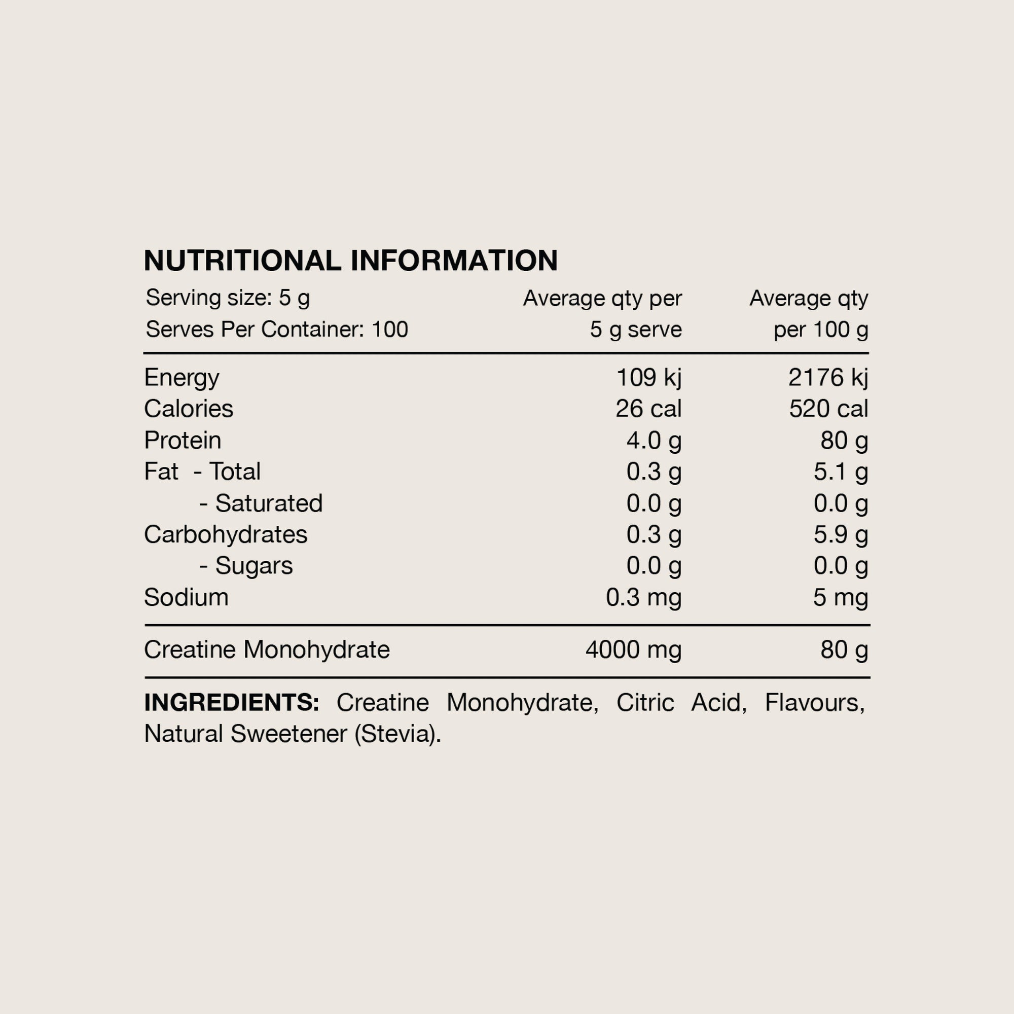 Switch Flavoured Creatine Sachets