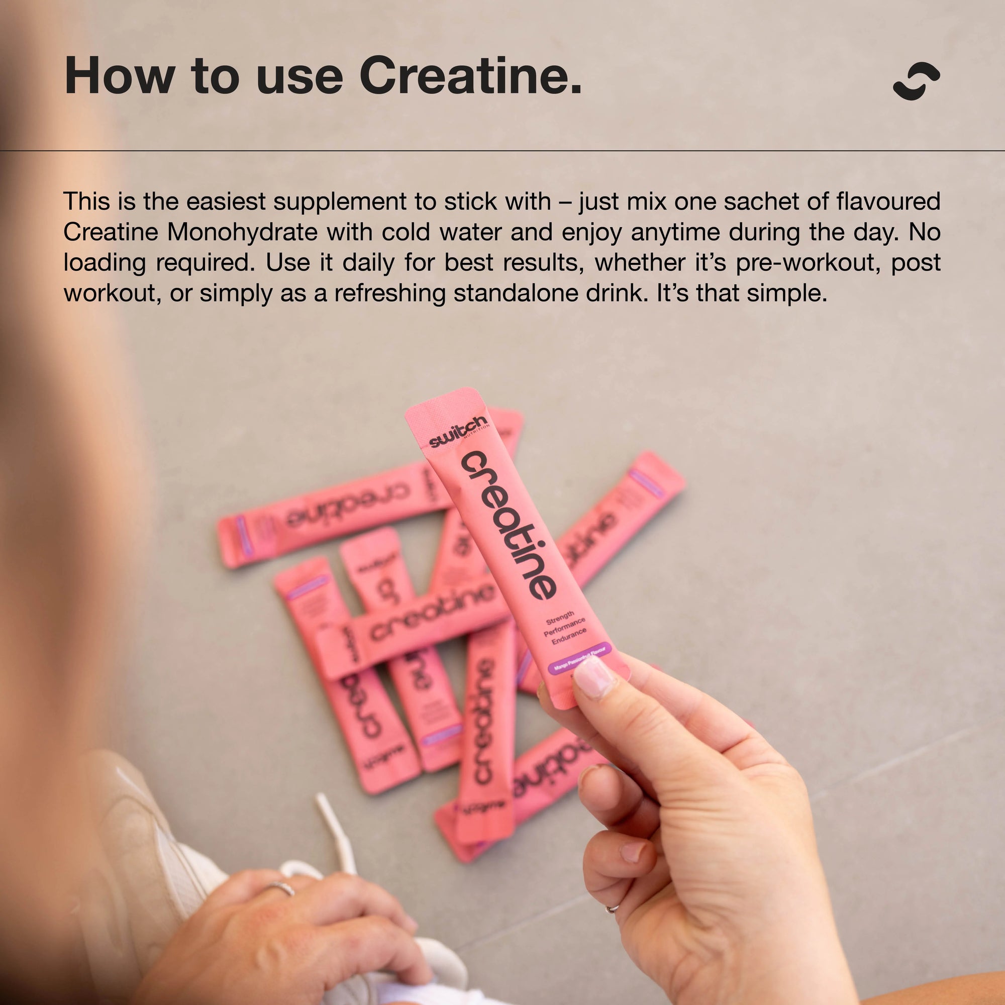 Switch Flavoured Creatine Sachets