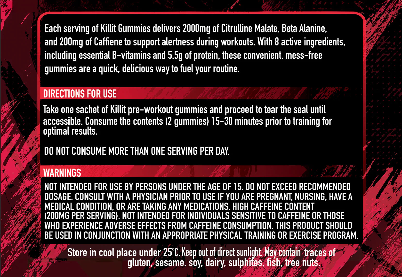 Killit Pre-Workout Gummies