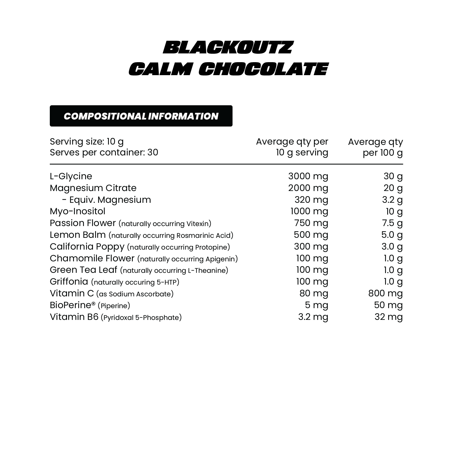 Blackoutz Sleep Stack