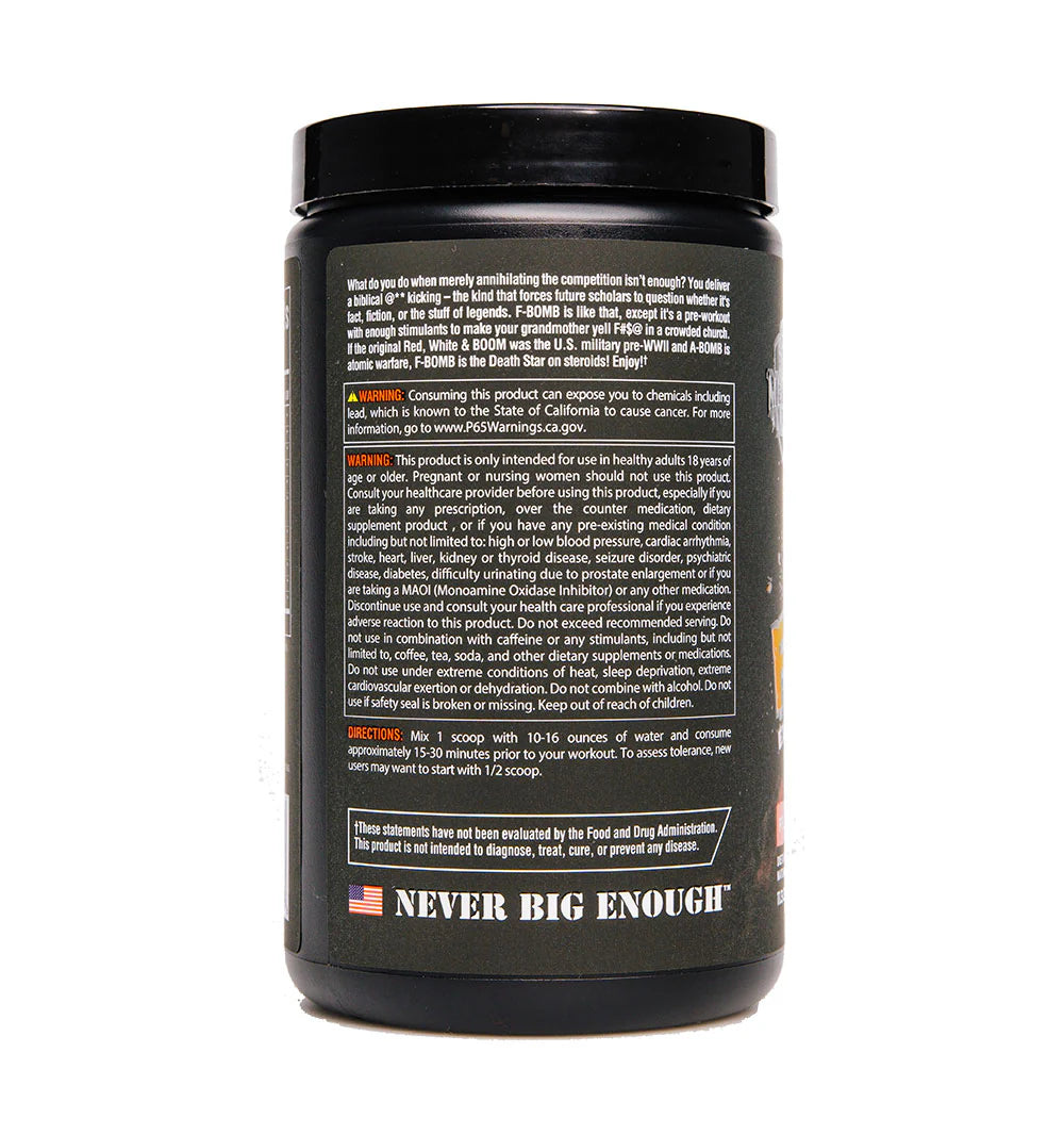 F-Bomb Pre Workout