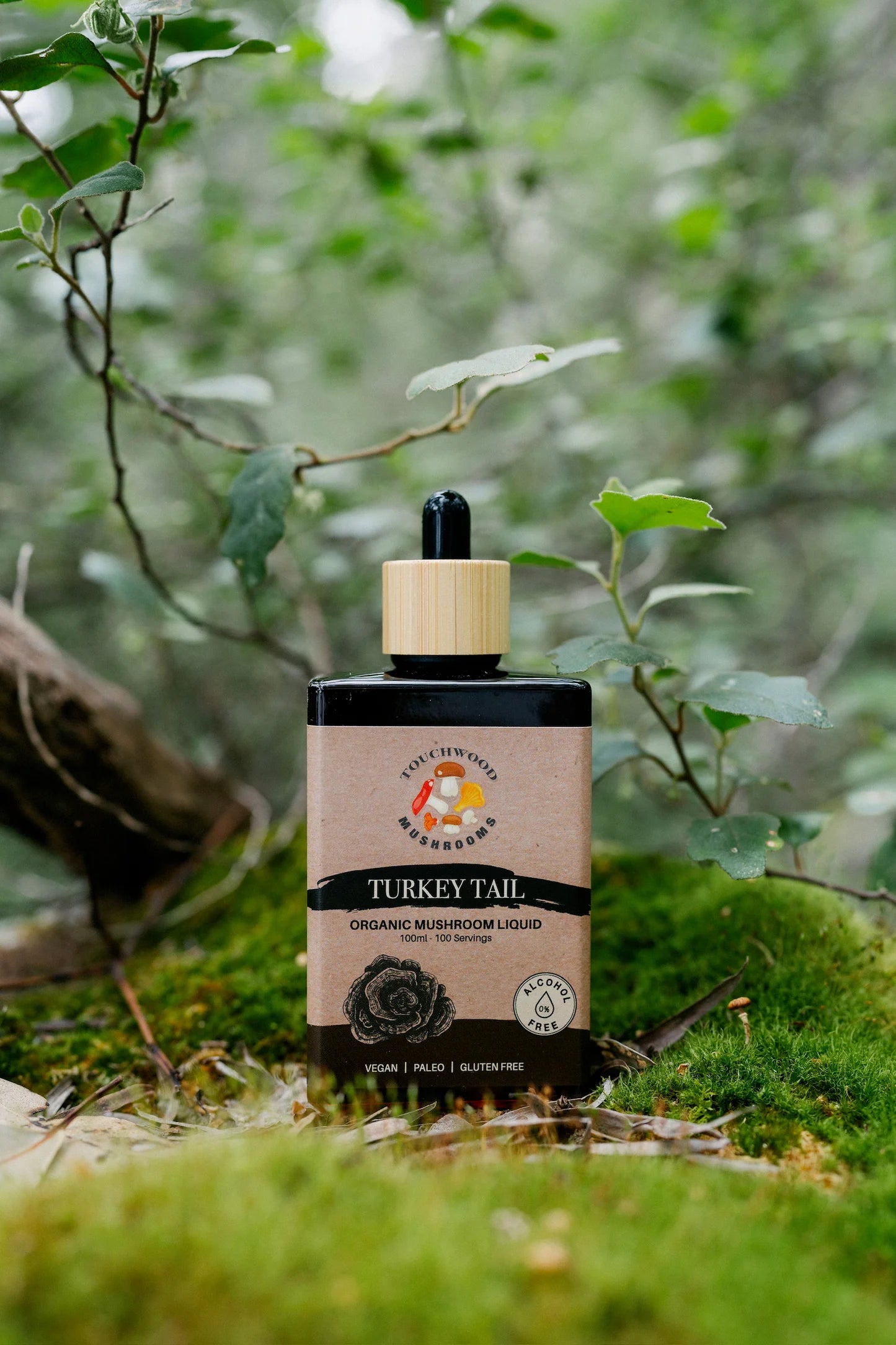 Touchwood Mushrooms Alcohol Free Liquid